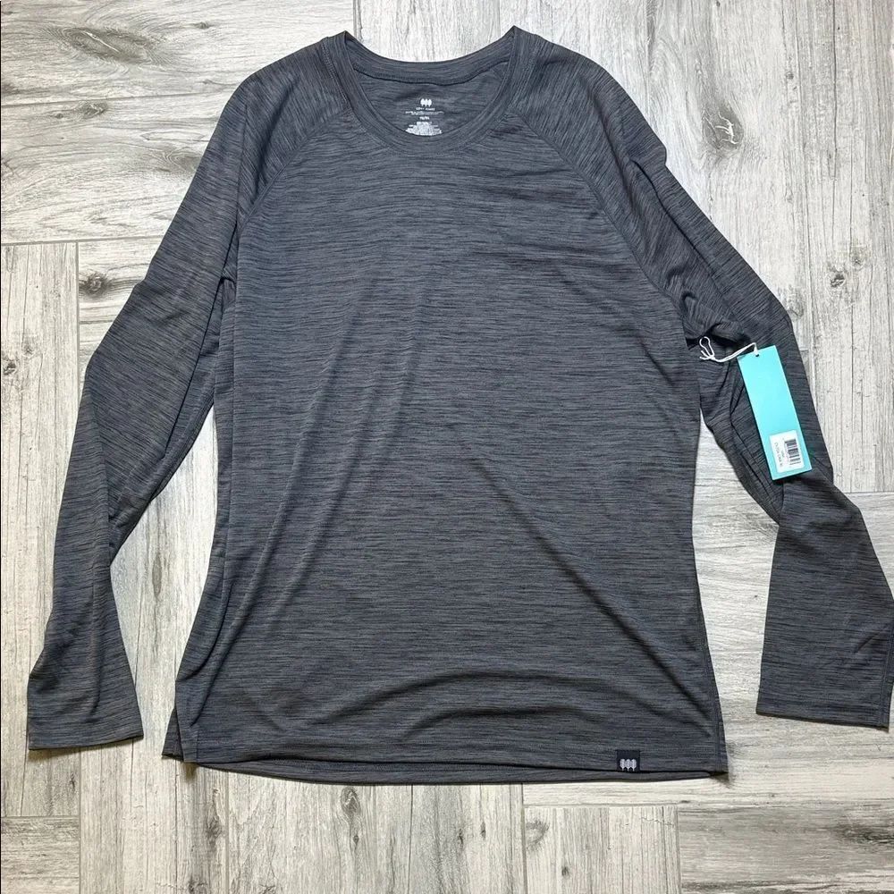 NWT Cory Vines Men's Long Sleeve Performance Shirt - Gray Size XL